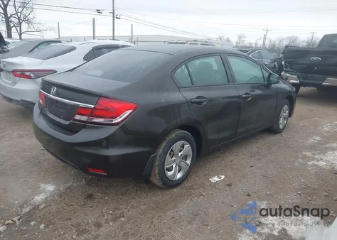 2013 Honda Civic Lx z USA, uszkodzony, nr VIN 2HGFB2F54DH535452